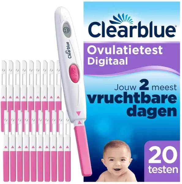 Clearblue Digitaal Ovulatietestset (OVS) met 20 testen