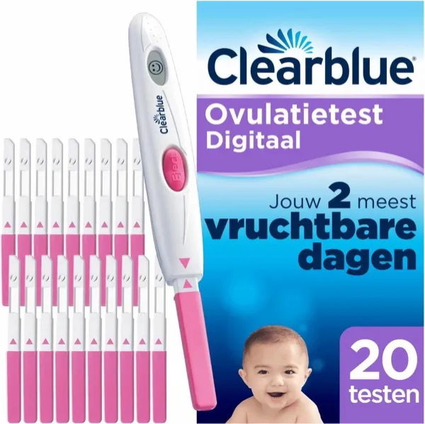 Clearblue Digitaal Ovulatietestset (OVS) met 20 testen