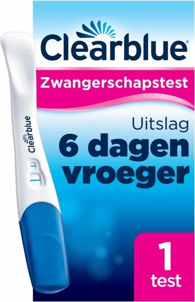 Clearblue Vroege Detectie Zwangerschapstest, set van 1 test