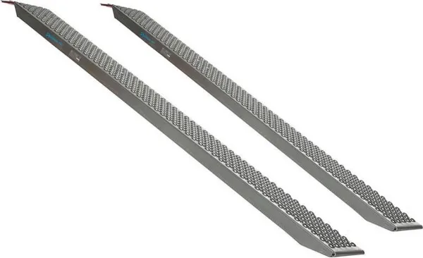 Aluminium oprijplaat - 200 cm - 300 kg - 2 stuks