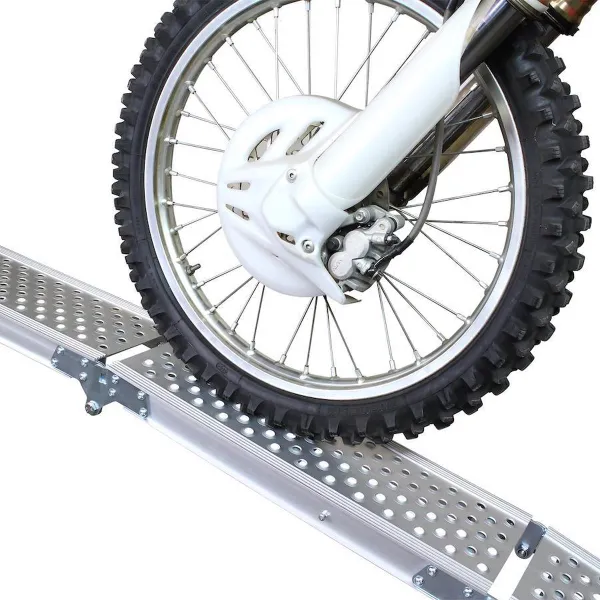 Aluminium oprijplaat inklapbaar - 195 cm rijgoot rijplank