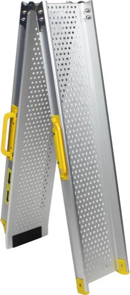 Aluminium oprijplaat opvouwbaar - 180 cm