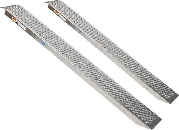 Aluminium rijplaat - 200 cm - 2 stuks
