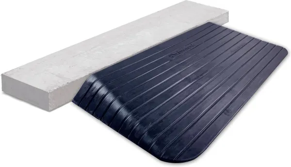 Datona® - Drempelhulp van rubber 90mm 2 stuks