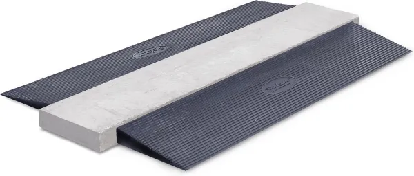 Rubberen drempelhulp 40 mm - 2 stuks