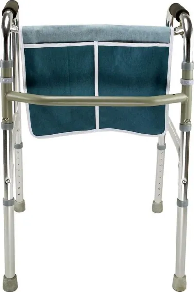 OBBOmed - Draagtas voor rollators - met twee grote vakken -  kleur Denim blauw - MY 5920N
