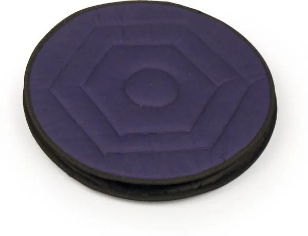 Draaikussen - rond - blauw