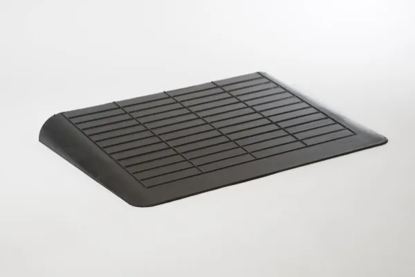 Rubber drempelhulp 6 cm met schuine zijvlakken