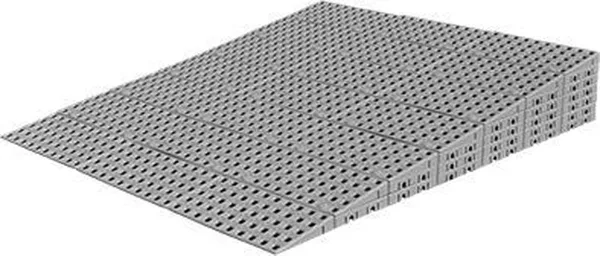 Drempelhulp set 7 binnen 12,8 tot 14,4 cm (H) x 100 cm (B)