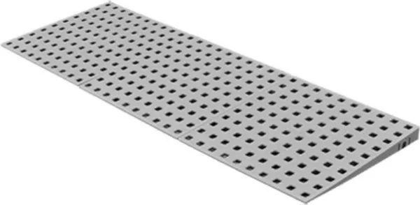 Drempelhulp Binnen - 2 tot 3,6 cm (H) x 100 cm (B) - Verlengde Oprijhelling Drempelplaat - Set 1 L