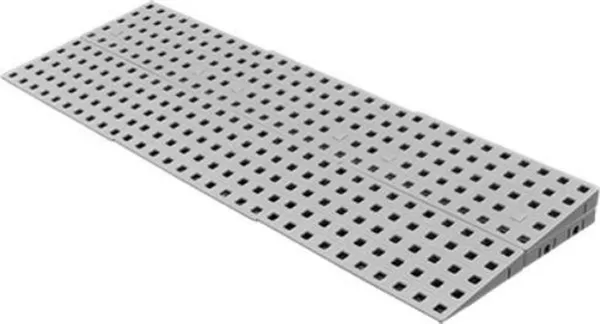 Drempelhulp Binnen - 3,8 tot 5,4 cm (H) x 125 cm (B) - Verstelbare Oprijplaat / Drempelplaat - Oprijhelling - Set 1