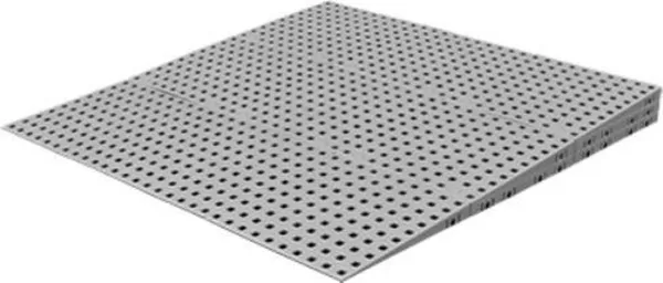 Drempelhulp Buiten - 5,6 tot 7,2 cm (H) x 100 cm (B) - Verlengde Oprijhelling Drempelplaat - Set 3 L