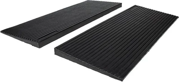 Drempelhulp - Oprijplaat - hoogte 30 milimeter - Set van 2 stuks (LxB 100 x 30 centimeter)