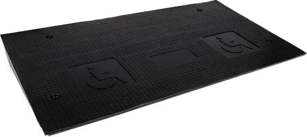 Drempelhulp voor rolstoel - Oprijplaat - hoogte 50 milimeter (LxB 108 x 61 centimeter)