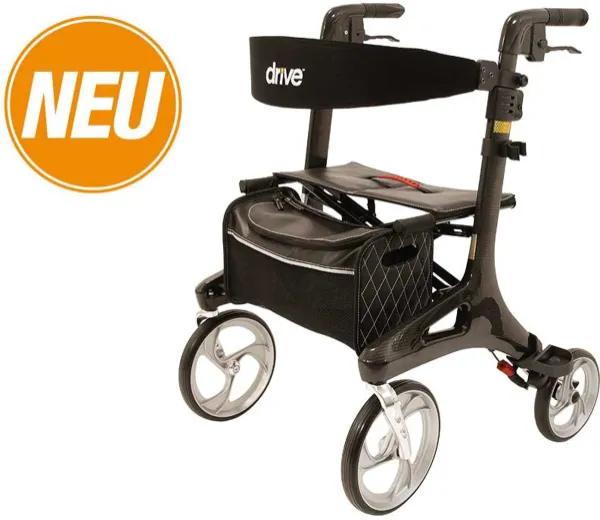 Ultra Lichtgewicht rollator Nitro Carbon (medium)