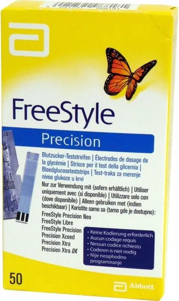 Freestyle Precision teststrips 50 stuks