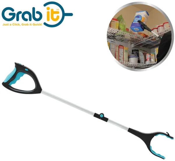 Grab It Grijparm Ratcheting tool, pick up-tool Opvouwbare grijper met led-light en magneet - Grijper - Grijphulp