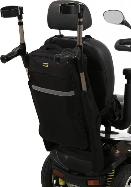 Scootmobiel Tas / Rolstoel Tas + Krukhouder XL