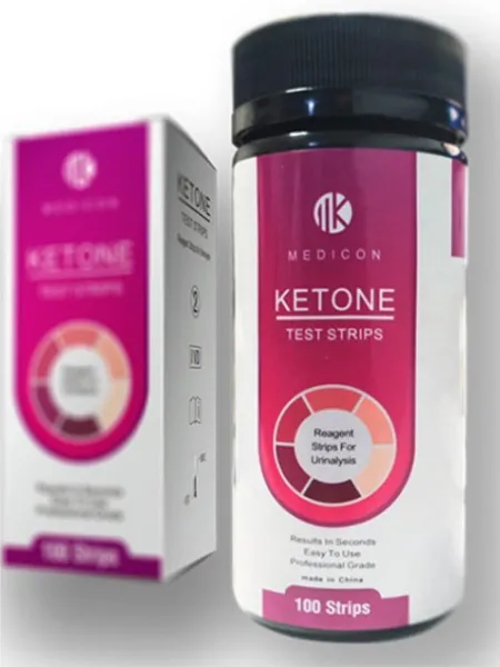 Ketose Test Strips - Voor Ketogeen Dieet - Keto & Urine Strips - Afvallen - 100 Stuks