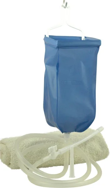 Klysma 2 liter, opvouwbaar, darmspoelingsset