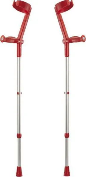 Krukken Met Zachte Handvaten Rood