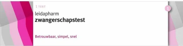 Leidapharma Zwangerschapstest