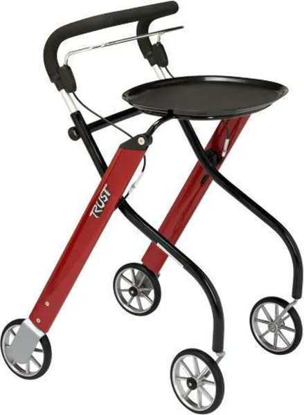 Let's Go Indoor Rollator Rood