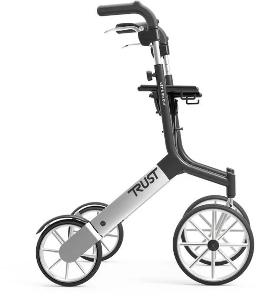Let's Go Out | Rollator | Matzwart/zilver