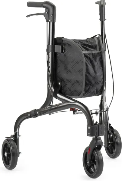 Lichtgewicht Indoor Rollator MultiMotion Tripod met handige tas - Lichtgewicht - Inklapbaar- Indoor Rollator