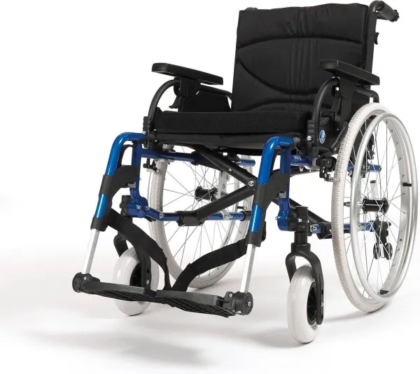 Opvouwbare  Lichtgewicht Rolstoel V300 DL (blauw)