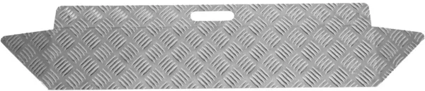 Lichtgewicht aluminium drempelhulp - voor drempels tot 3 cm hoogte - tot 250 kg