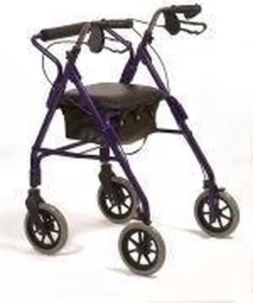 Lichtgewicht rollator walker - verstelbaar - blauw