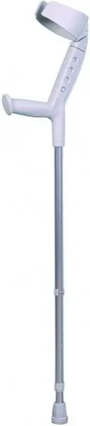 Loop Kruk Standaard met gesloten manchet Wit