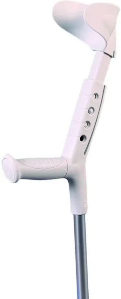 Loop Kruk Standaard met open manchet Wit