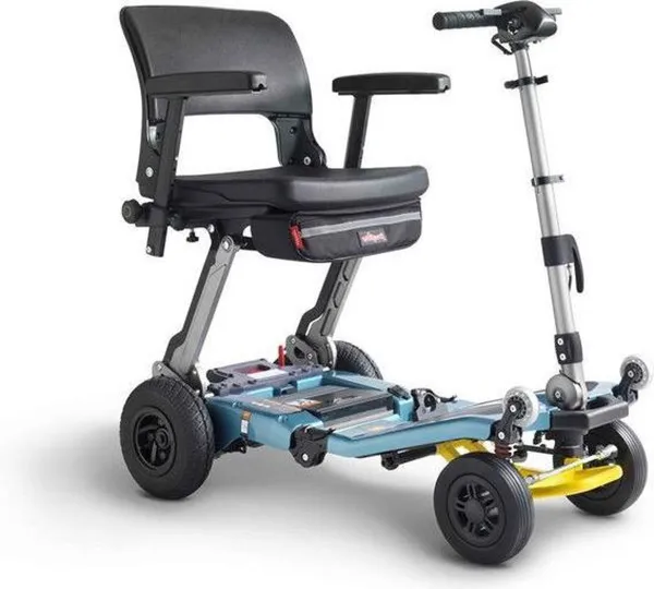 Luggie Super Plus 4 Wiel | Opvouwbare Scootmobiel | Ocean Blue