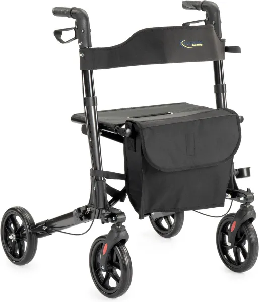 MultiMotion Rollator City - Inklapbaar - Lichtgewicht  Antraciet