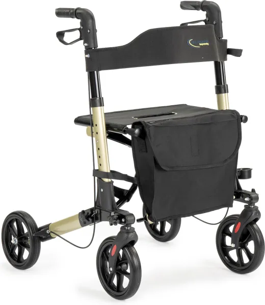 MultiMotion Rollator City - Inklapbaar - Lichtgewicht - Champagne