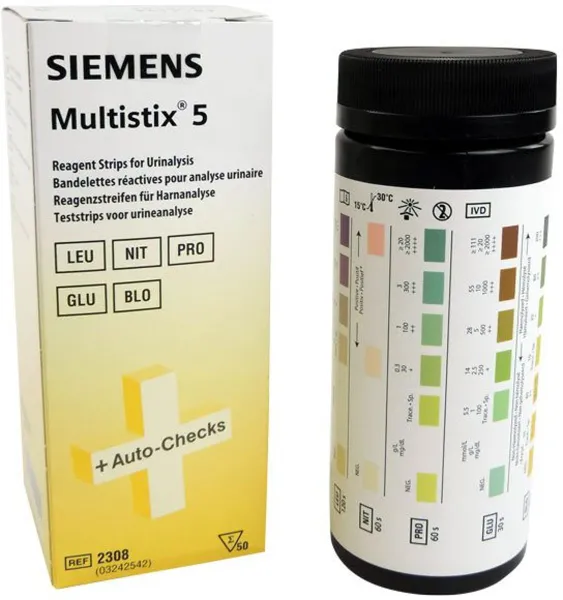Multistix 5 Urinetest, 50 stroken