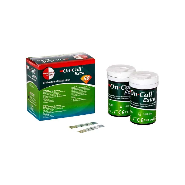 On Call Extra Glucose Teststrips (x50)