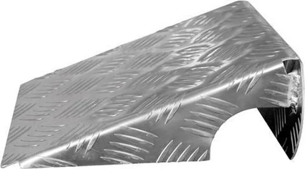Oprijplaat aluminium - 2 stuks