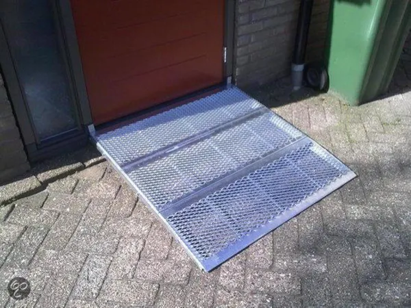 Oprit/Oprijplaat Miniramp MR1000 (oprijlengte 100 cm) - Geschikt voor Hoogte tot 12 cm