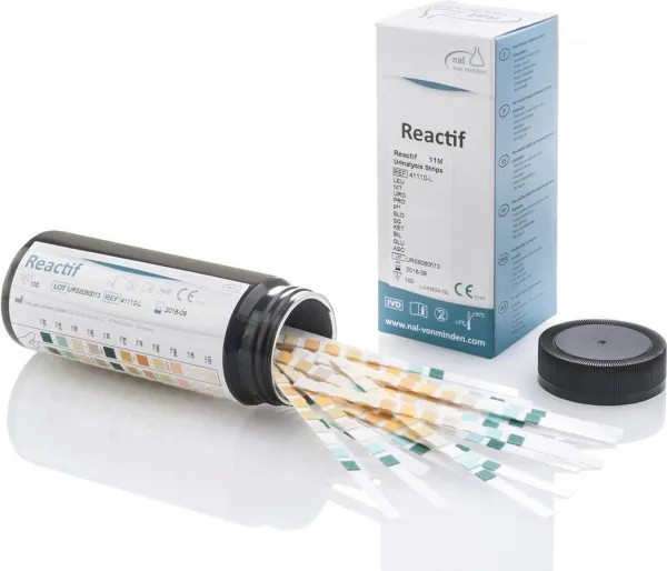 Reactif Urineteststrips 11M - 11 Waardes - 100 Strips - 41110-L