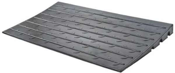 Roege international Rubber drempelhulp 6,3 cm zwart 610 mm x 1070 mm