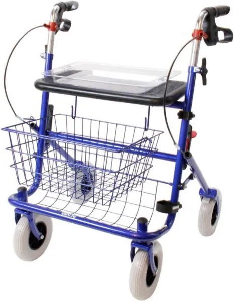 Rollator Basic XL Provo zitbreedte 50cm blauw