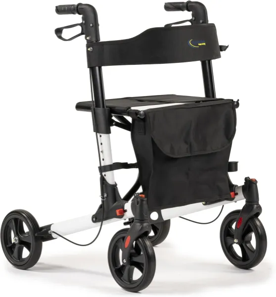 Rollator Double, lichtgewicht rollator, kleur Wit