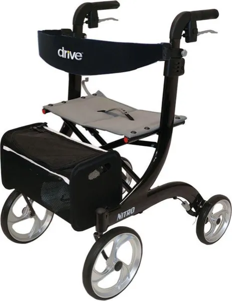 Rollator Drive Nitro - zwart - M