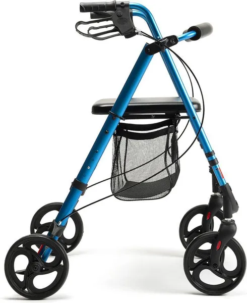 Rollator Eco Plus opklapbaar merk Vermeiren in kleur Blauw