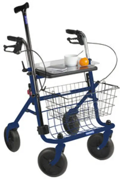 Rollator Quatro - Blauw- opvouwbaar - 10,2 kg