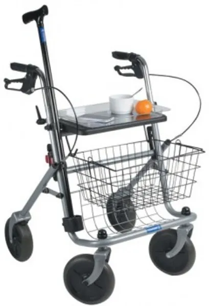 Rollator Quatro - grijs- opvouwbaar - 10.2 kg