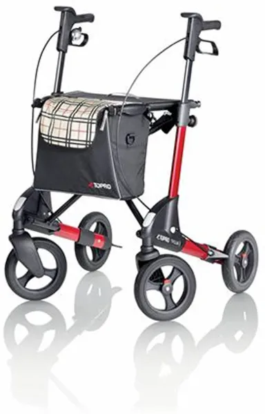 Rollator Topro Troja 2G  small red wine